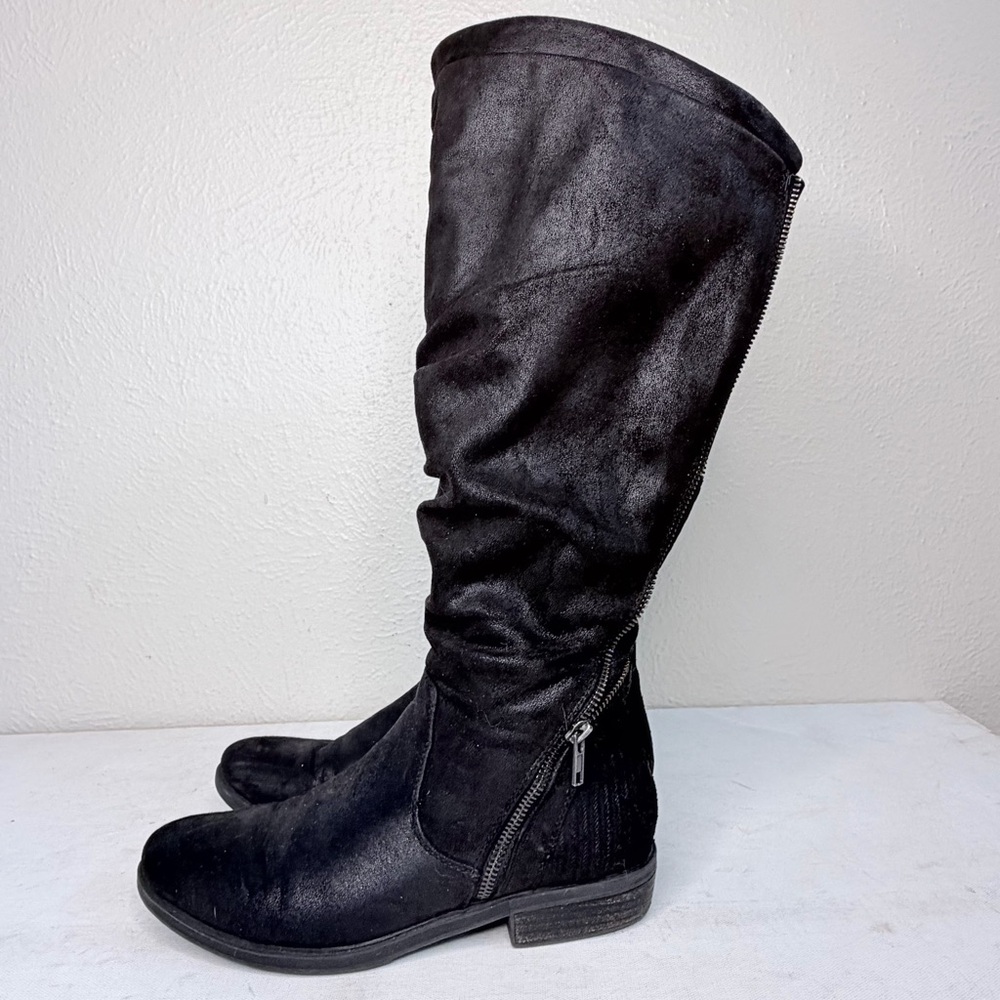 Baretraps Yulissa black slouchy tall boot